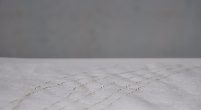 Han minns allting nej det minns jag inte längre II, Broderi på odlingsduk